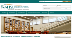 Desktop Screenshot of aahsl.org